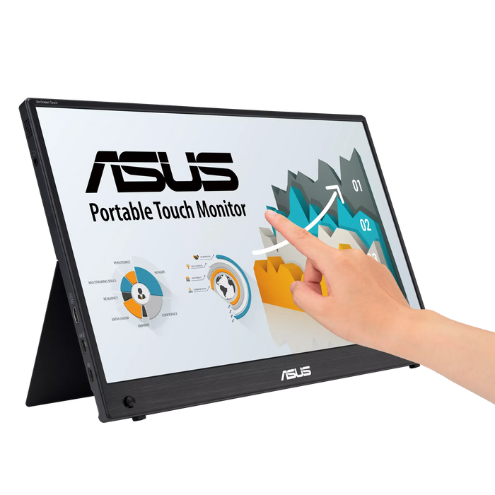 Portable touch Monitor ASUS ZenScreen Touch MB16AMTR, 16" IPS FHD (1920x1080)