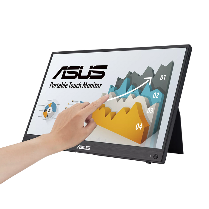 Portable touch Monitor ASUS ZenScreen Touch MB16AMTR, 16" IPS FHD (1920x1080)