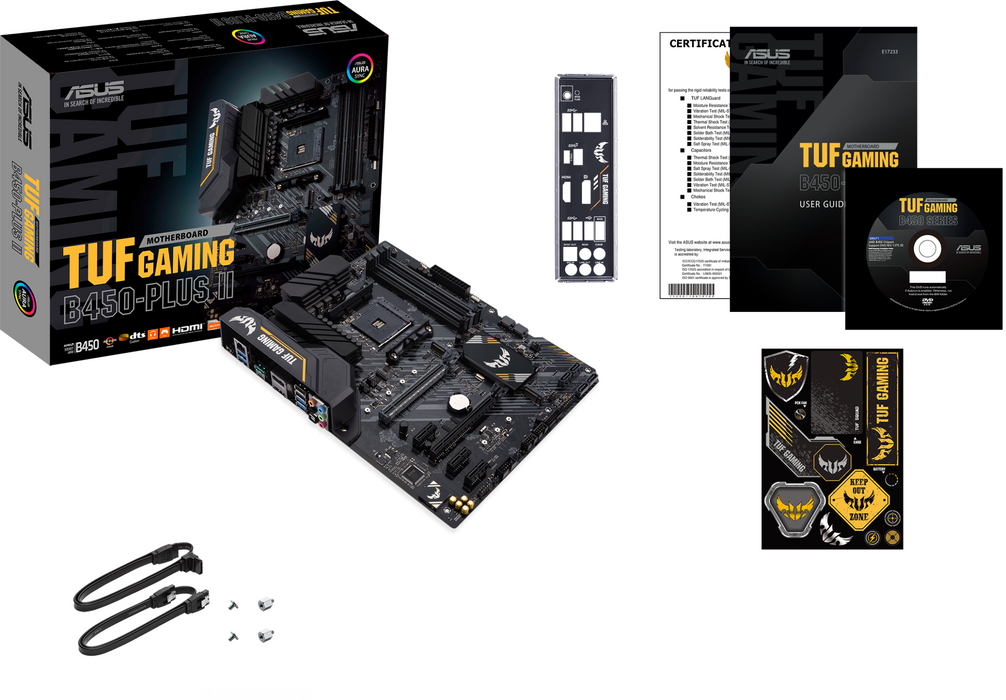 Motherboard ASUS TUF GAMING B450-PLUS II, socket AM4