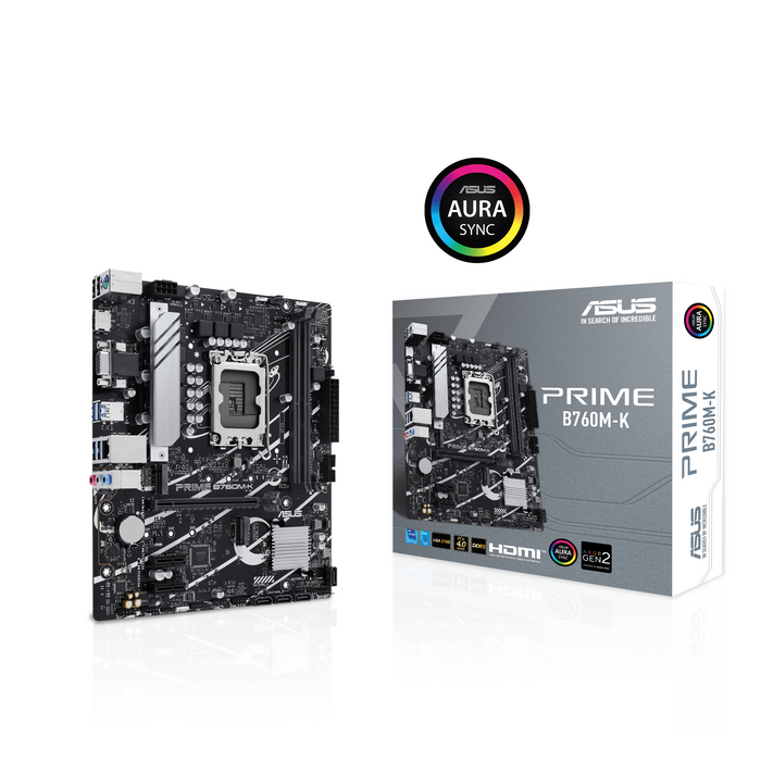 Motherboard ASUS PRIME B760M-K DDR5, LGA 1700, mATX