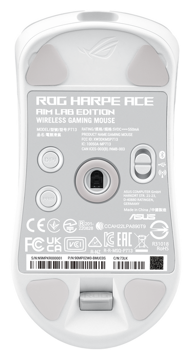 ASUS ROG Harpe Ace Aim Lab Edition Wireless Gaming Mouse - White