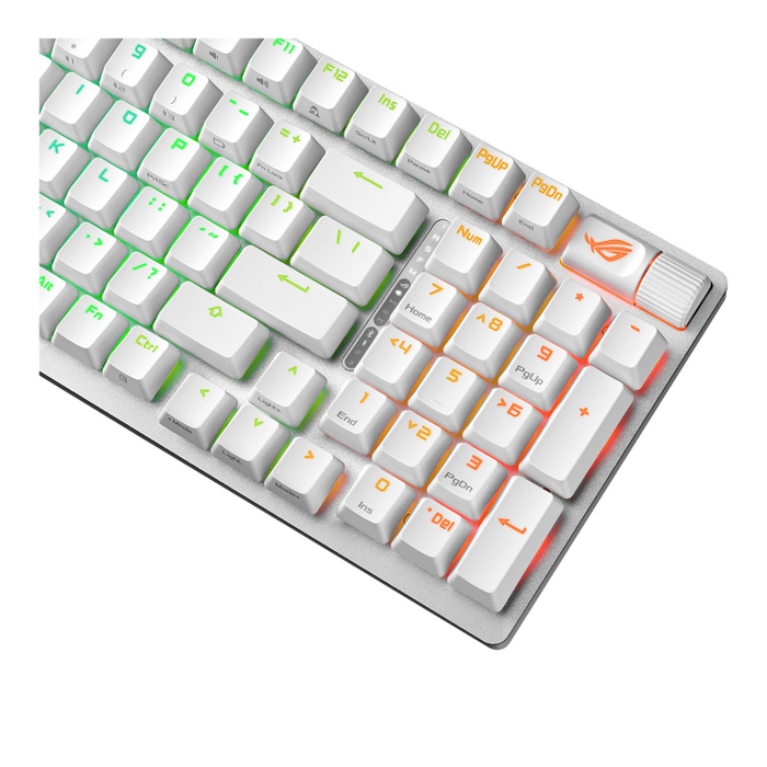ASUS ROG Strix Scope II 96 Wireless Gaming Keyboard - Moonlight White