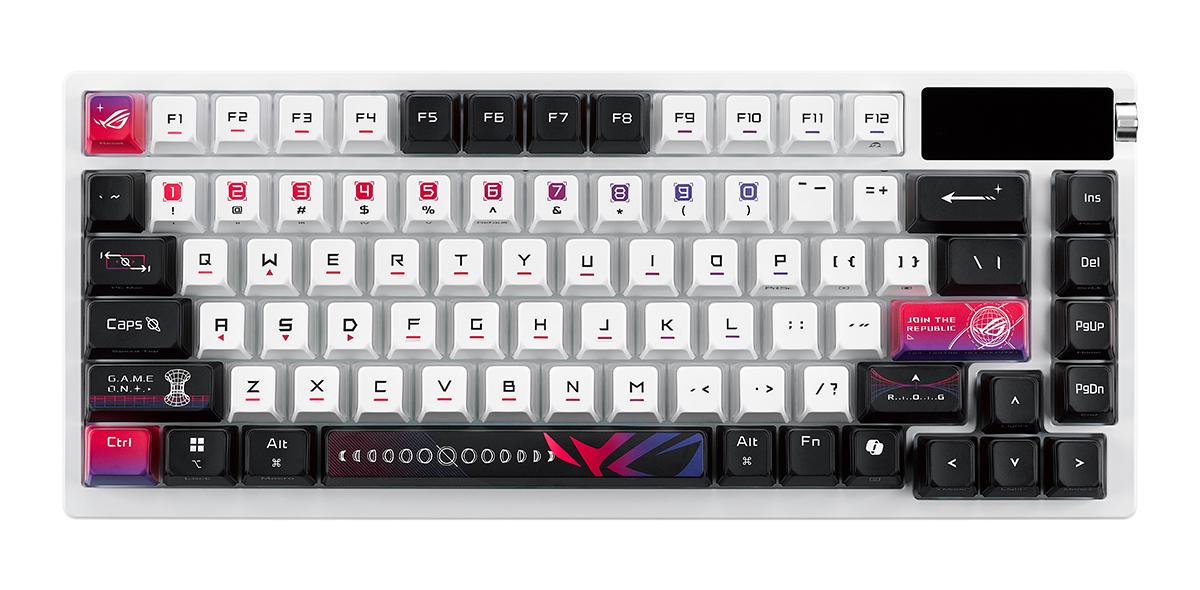 ASUS ROG Azoth X Wireless Gaming Keyboard - White