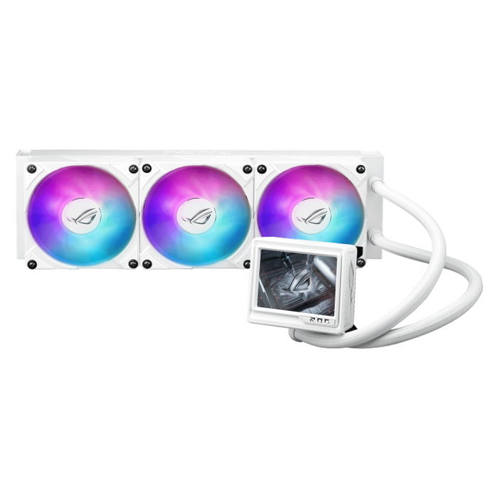 CPU Cooler ASUS ROG RYUJIN III 360 ARGB EXTREME White Edition 3.5" LCD Display