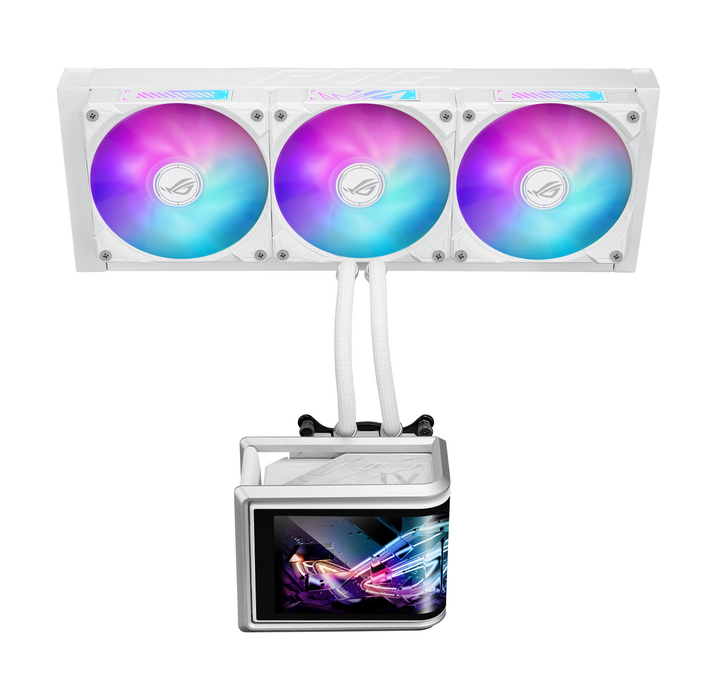 CPU Cooler ASUS ROG Ryuo IV SLC 360 White Edition ARGB 6.67" Curved AMOLED Display
