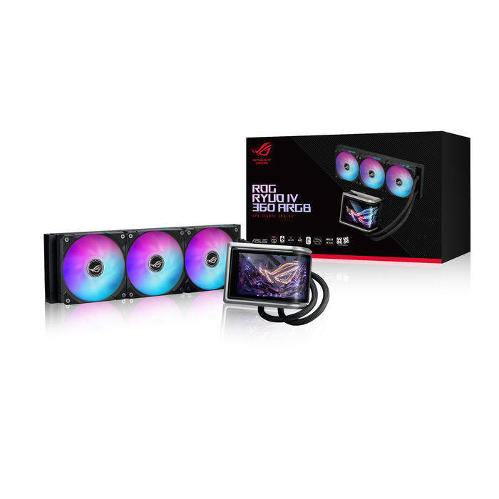 ASUS ROG Ryuo IV 360 ARGB 6.67" Curved AMOLED Display CPU Cooler