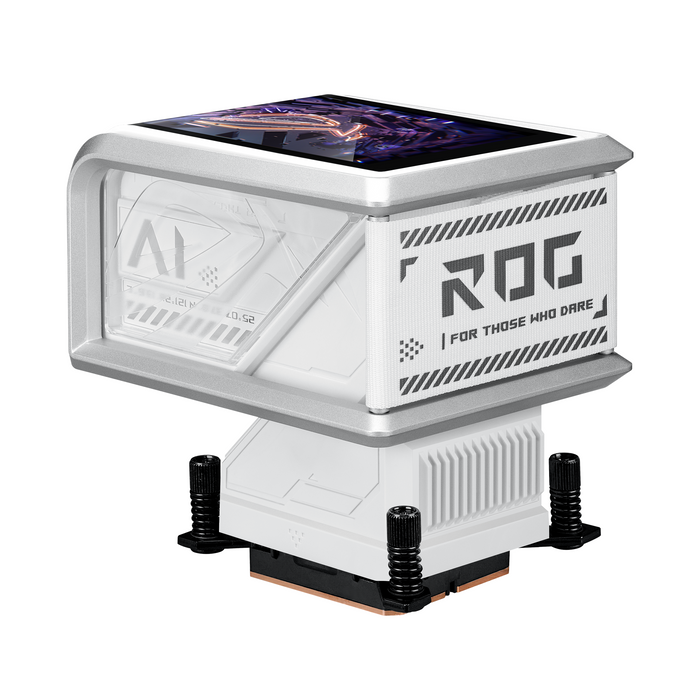 CPU Cooler ASUS ROG Ryuo IV 360 ARGB White Edition 6.67" Curved AMOLED Display