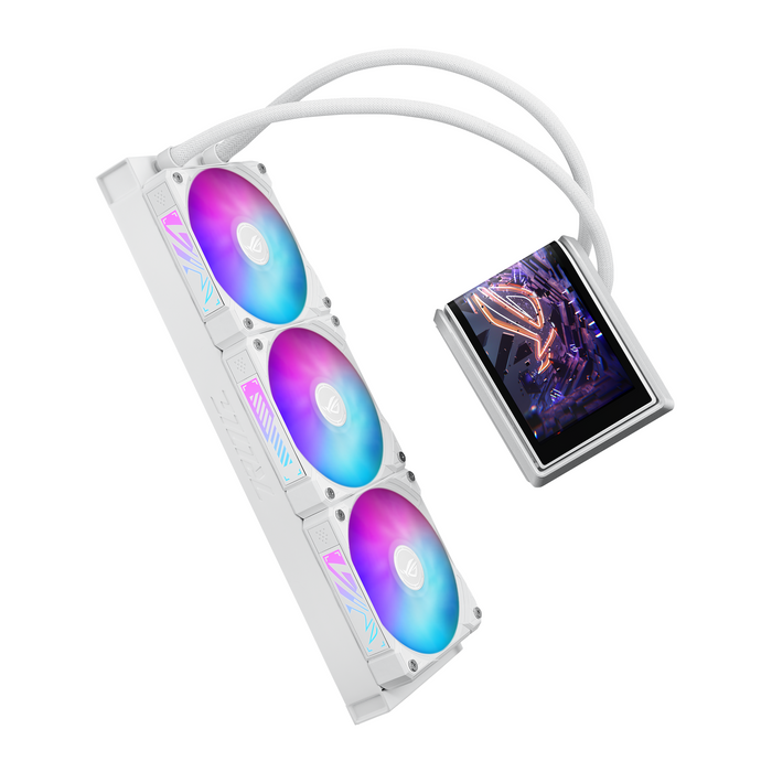 CPU Cooler ASUS ROG Ryuo IV 360 ARGB White Edition 6.67" Curved AMOLED Display
