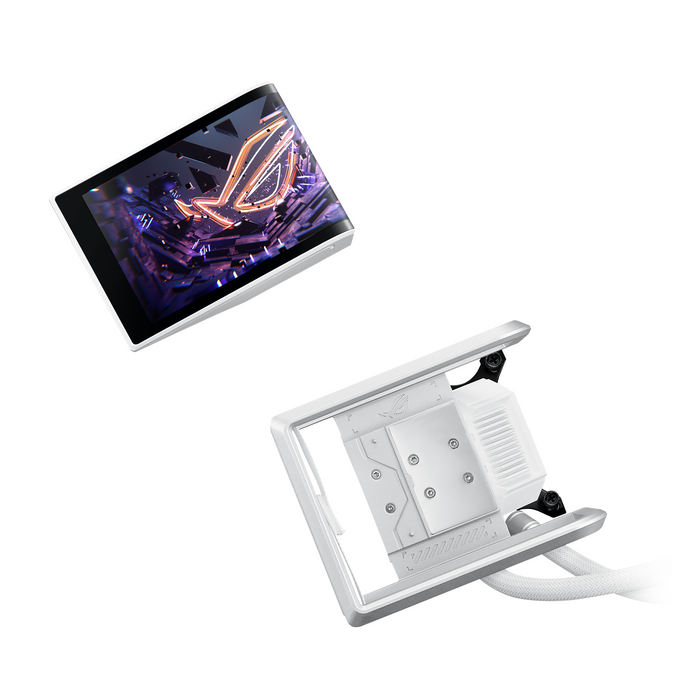 CPU Cooler ASUS ROG Ryuo IV 360 ARGB White Edition 6.67" Curved AMOLED Display