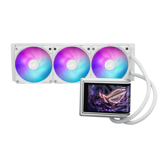 CPU Cooler ASUS ROG Ryuo IV 360 ARGB White Edition 6.67" Curved AMOLED Display