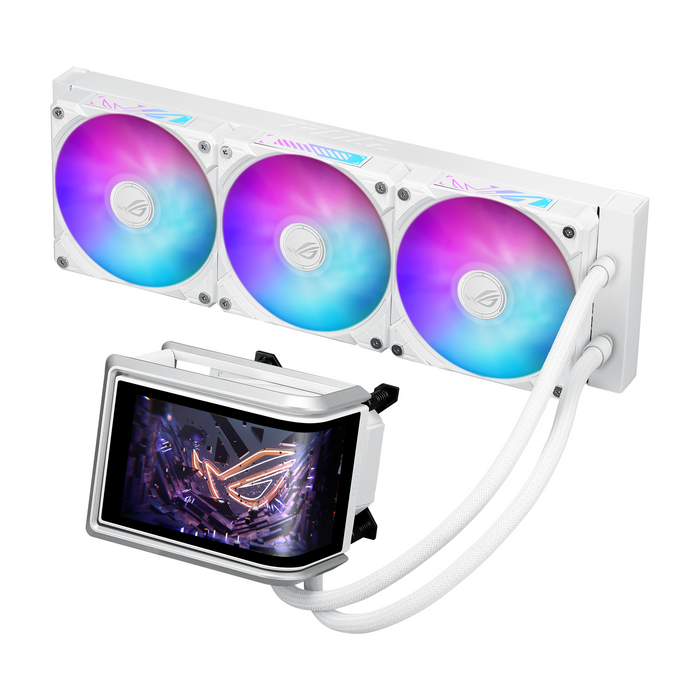 CPU Cooler ASUS ROG Ryuo IV 360 ARGB White Edition 6.67" Curved AMOLED Display