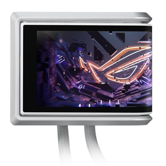 CPU Cooler ASUS ROG Ryuo IV 360 ARGB White Edition 6.67" Curved AMOLED Display