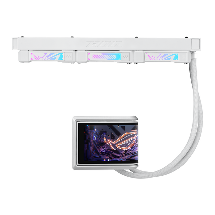 CPU Cooler ASUS ROG Ryuo IV 360 ARGB White Edition 6.67" Curved AMOLED Display