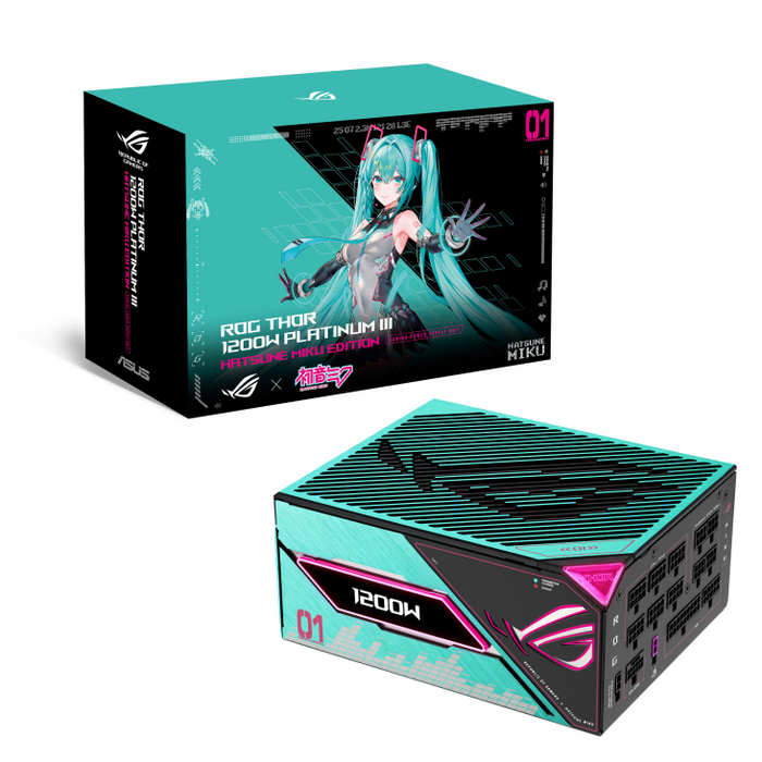 ASUS ROG Thor 1200W Platinum III Hatsune Miku Edition PSU