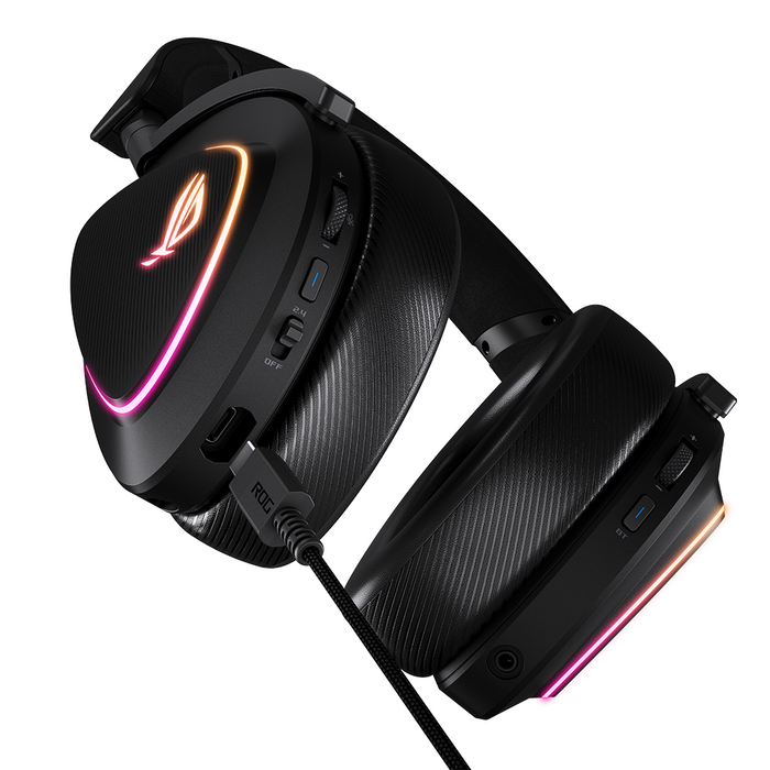 Gaming wireless headphones ASUS ROG Delta II - USB-C, Aura Sync RGB