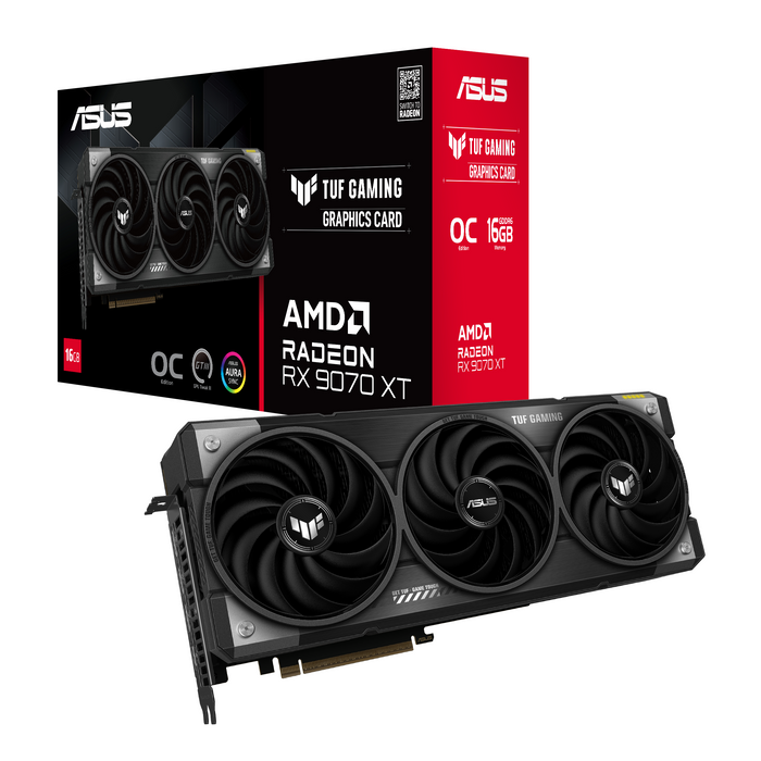 Video card ASUS TUF GAMING RADEON RX 9070 XT OC 16GB GDDR6