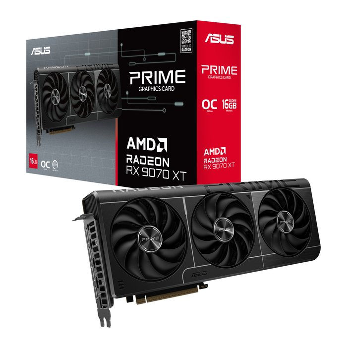 Video card ASUS PRIME RADEON RX 9070 XT OC 16GB GDDR6