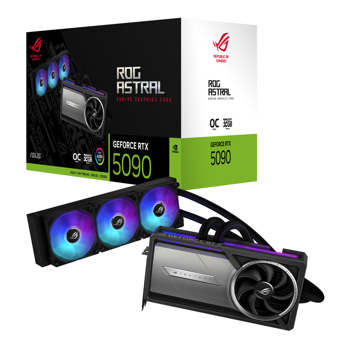 Video card ASUS ROG Astral LC RTX 5090 OC 32GB GDDR7