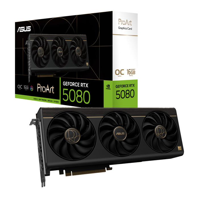 Video card ASUS ProArt GeForce RTX 5080 16GB GDDR7 OC Edition