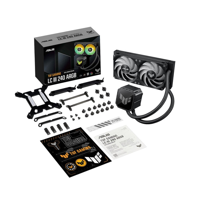 ASUS TUF GAMING LC III 240 ARGB Processor All-in-one liquid cooler 12 cm Black