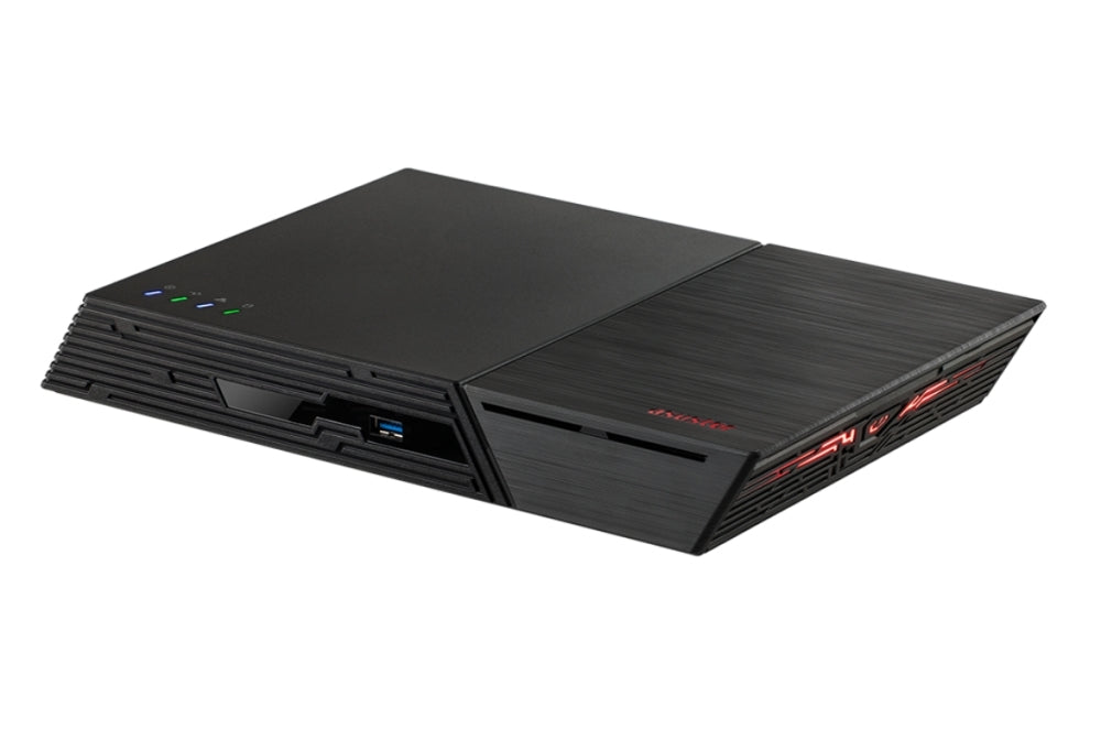 Asustor Flashstor 6 FS6706T, 6 Bay NAS, Quad-Core 2.0GHz, Dual 2.5GbE Ports, 4GB RAM DDR4, Six M.2 SSD Slots, (Diskless), HDMI 2.0b+ Infrared Receiver, Black