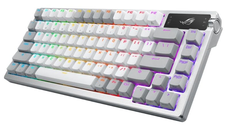 ASUS ROG Azoth Wireless Gaming Keyboard - ROG NX Mechanical Switch Snow