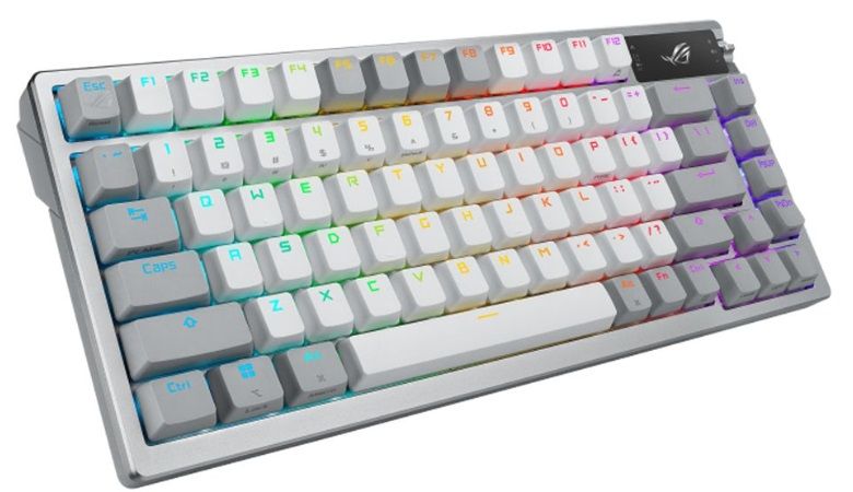 ASUS ROG Azoth Wireless Gaming Keyboard - ROG NX Mechanical Switch Snow