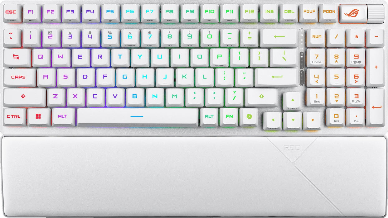 ASUS ROG Strix Scope II 96 Wireless Gaming Keyboard - Moonlight White