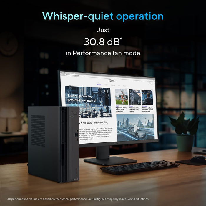 ASUS ExpertCenter P500 SFF P500SV-05210H009X Intel Core 5 210H 16 GB DDR5-SDRAM 512 GB SSD Windows 11 Pro PC Grey