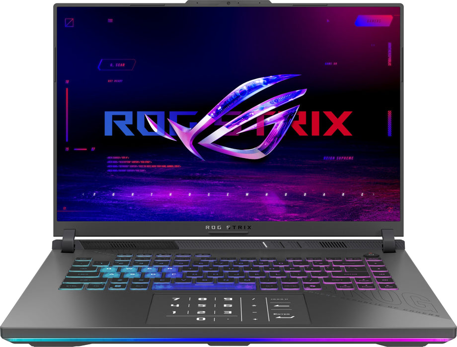 Gaming laptop ASUS ROG STRIX G16 G614PR-RV022W 16.0 ", AMD RYZEN 9 8940HX, RAM 32 GB, SSD 1000 GB, NVIDIA GEFORCE RTX5070 TI, 12 GB GDDR7, WINDOWS 11, ECLIPSE GRAY