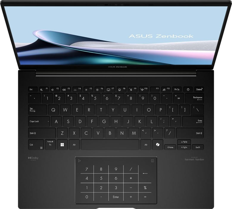 Asus Zenbook UM3406GA-QD008WNA, AMD Ryzen AI 7 445 ,2.0GHz (14MB Cache, up to 4.6GHz, 6 cores, 12 Threads), 14.0 OLED WUXGA(WU) 1920X1200 16:10,LPDDR5X 32GB ( on board ),1TB  SSD G4, Windows 11,  Jade Black, Sleev, no adapter