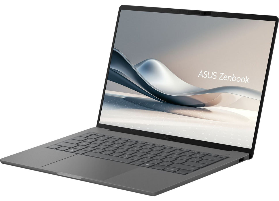 Ultrabook ASUS Zenbook A14 UX3407QA-QD273W 14.0 ", SNAPDRAGON X X1-26-100, RAM 16 GB, SSD 1000 GB, QUALCOMM ADRENO GPU, WINDOWS 11 HOME (ARM), ICELAND GRAY