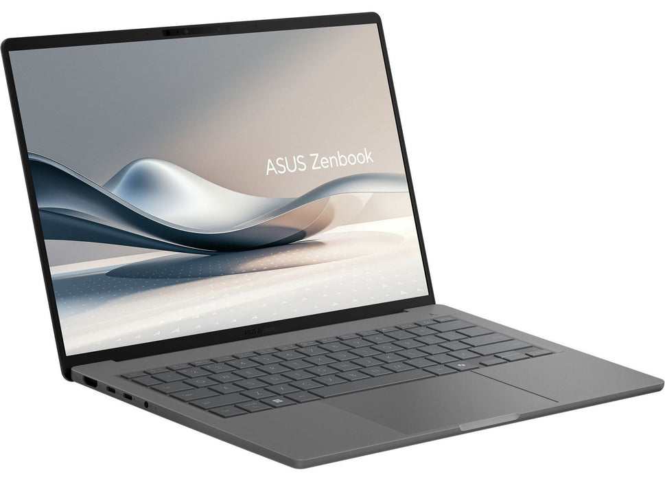 Ultrabook ASUS Zenbook A14 UX3407QA-QD273W 14.0 ", SNAPDRAGON X X1-26-100, RAM 16 GB, SSD 1000 GB, QUALCOMM ADRENO GPU, WINDOWS 11 HOME (ARM), ICELAND GRAY