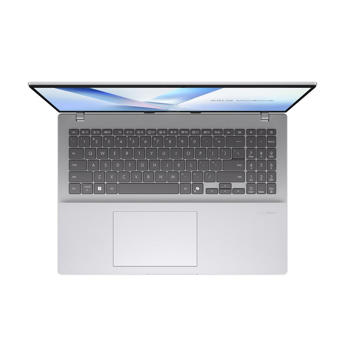 ASUS Vivobook 16 M1607GA-MB003W Ryzen AI 7 445 16.0" WUXGA IPS-level display 60Hz 300 nits AG 16GB DDR5 512GB SSD Radeon Graphics WLAN + Bluetooth 1080p webcam 42Wh battery Windows 11 Cool Silver