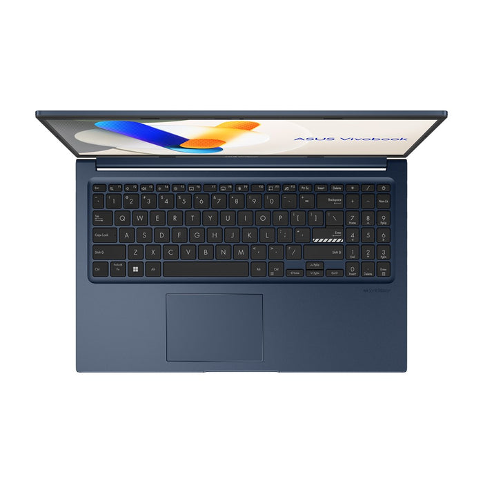 ASUS Vivobook 15 X1504VA-BQ4283W Core i5-120U 15.6" FHD IPS-level display 60Hz 250 nits AG 16GB DDR5 512GB SSD Intel Graphics WLAN + Bluetooth 720p webcam 42Wh battery Windows 11 Quiet Blue