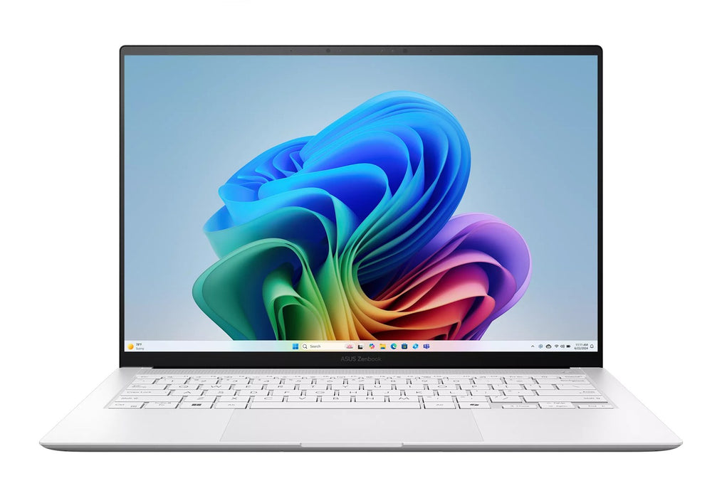 ASUS ZenBook S 14 UX5406SA-QJ502W Ultra 7 256V 14.0" WUXGA OLED 60Hz 400 nits AG 16GB LPDDR5X 512GB SSD Intel Arc Graphics FHD camera 72Wh battery Windows 11 Scandinavian White