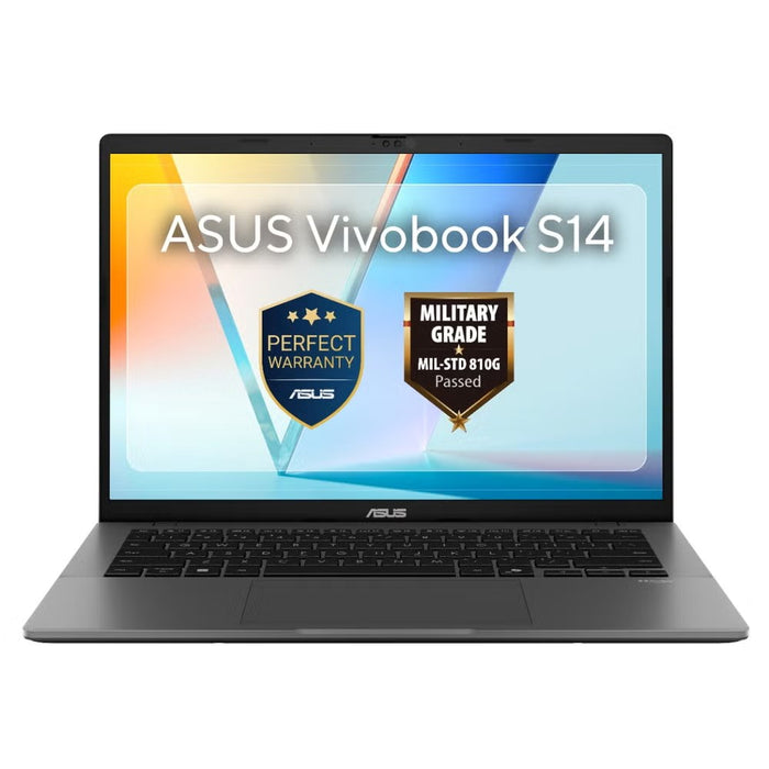 ASUS Vivobook S14 S3407VA-LY067W Core 5 210H 14.0" WUXGA IPS-level panel 60Hz 300 nits AG 16GB DDR5 512GB SSD Intel UHD Graphics FHD+ IR webcam 70 WHrs Windows 11 Aluminium Matte Grey