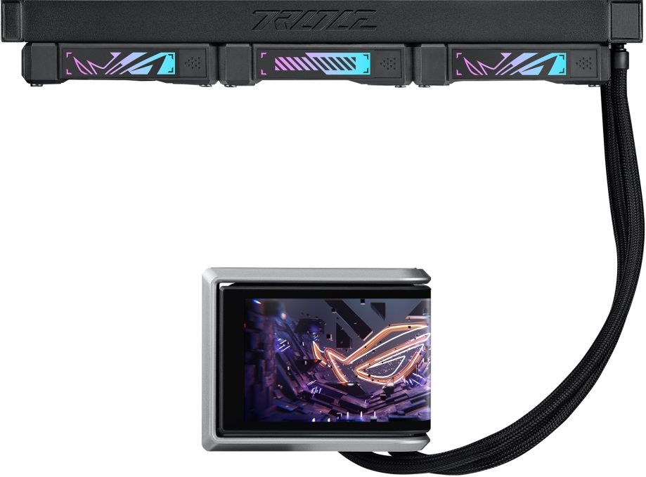 ASUS ROG Ryuo IV 360 ARGB 6.67" Curved AMOLED Display CPU Cooler