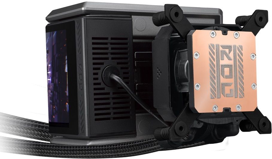 ASUS ROG Ryuo IV 360 ARGB 6.67" Curved AMOLED Display CPU Cooler