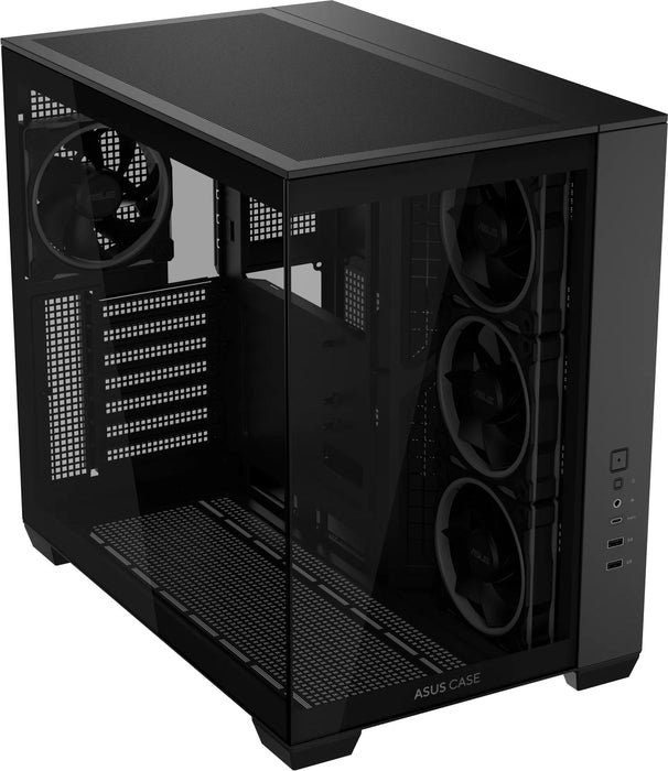 Box ASUS A32 PLUS Tempered Glass + 4 ARGB Fans - Black