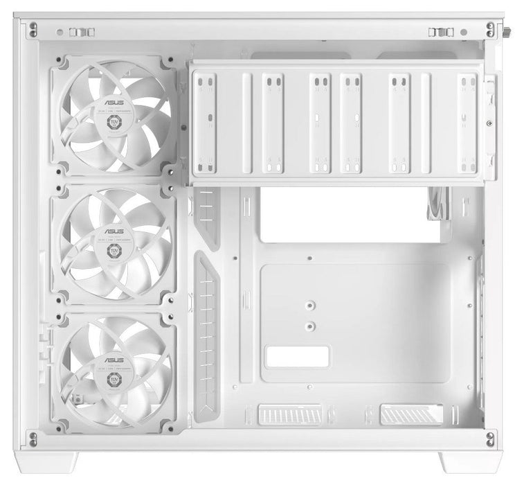 Box ASUS A32 PLUS Tempered Glass + 4 ARGB Fans - White