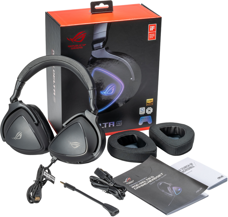 Gaming headphones ASUS ROG Delta S, USB-C, Aura Sync RGB