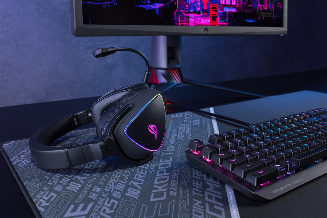 Gaming headphones ASUS ROG Delta S, USB-C, Aura Sync RGB