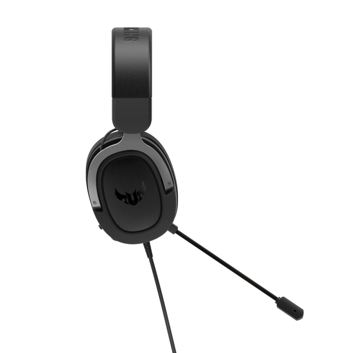 Gaming headphones ASUS TUF Gaming H3 Gun Metal, 7.1 Virtual Surround Sound