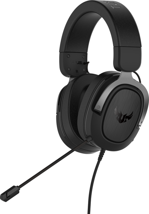 Gaming headphones ASUS TUF Gaming H3 Gun Metal, 7.1 Virtual Surround Sound