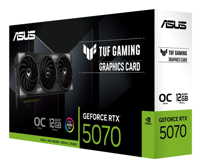 Video card ASUS TUF Gaming RTX 5070 OC 12GB GDDR7