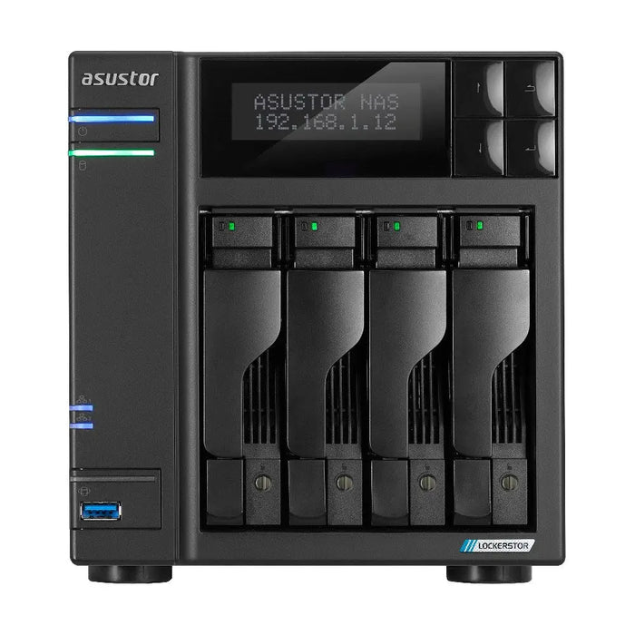 Asustor LOCKERSTOR 4 Gen2 (AS6704T) NAS Desktop Intel® Celeron® N N5105 4 GB DDR4 TB ADM Black - NAS files hardware