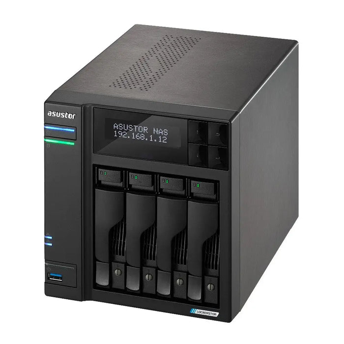 Asustor LOCKERSTOR 4 Gen2 (AS6704T) NAS Desktop Intel® Celeron® N N5105 4 GB DDR4 TB ADM Black - NAS files hardware