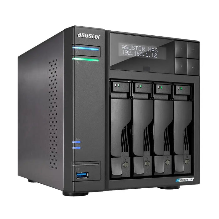 Asustor LOCKERSTOR 4 Gen2 (AS6704T) NAS Desktop Intel® Celeron® N N5105 4 GB DDR4 TB ADM Black - NAS files hardware