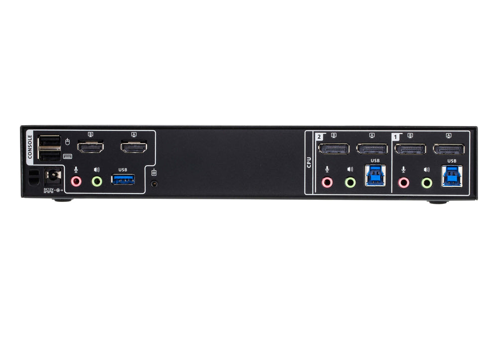 KVM Switch, ATEN CM1942, 2-Port, USB, HDMI, DisplayPort, Mini-Matrix Boundless